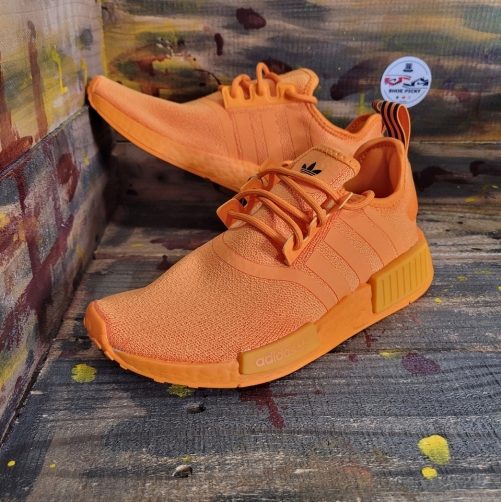 adidas Orange NMD R1 Athletic Shoes